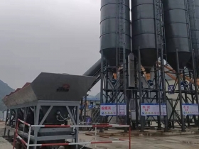 China HZS90 concrete batching plant with fully automatic by PLC.mixer is JS1500 with double shaft Manufacturer,Supplier