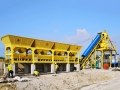 Simple structure small construction equipment HZS50 Concrete Batching Plant 50m3/h 