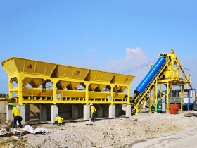 stationary Concrete Batching Plant 50m3/h