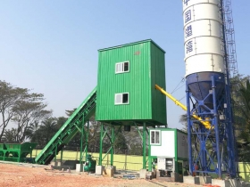 China Fully automatic economical stationary secure control concrete batching plant for building and construction Manufacturer,Supplier