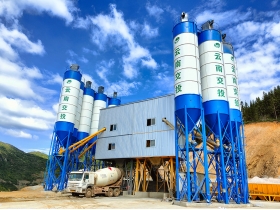 120m3/h concrete mixer plant