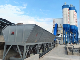 120m3/h beton concrete mixing plant