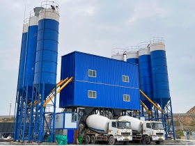 concrete mixer machine HZS120