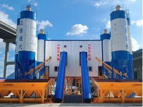 120m3/h cement concrete batching plant