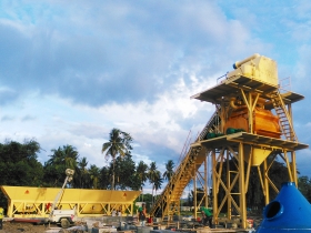 120m3/h concrete batching plant Philippines